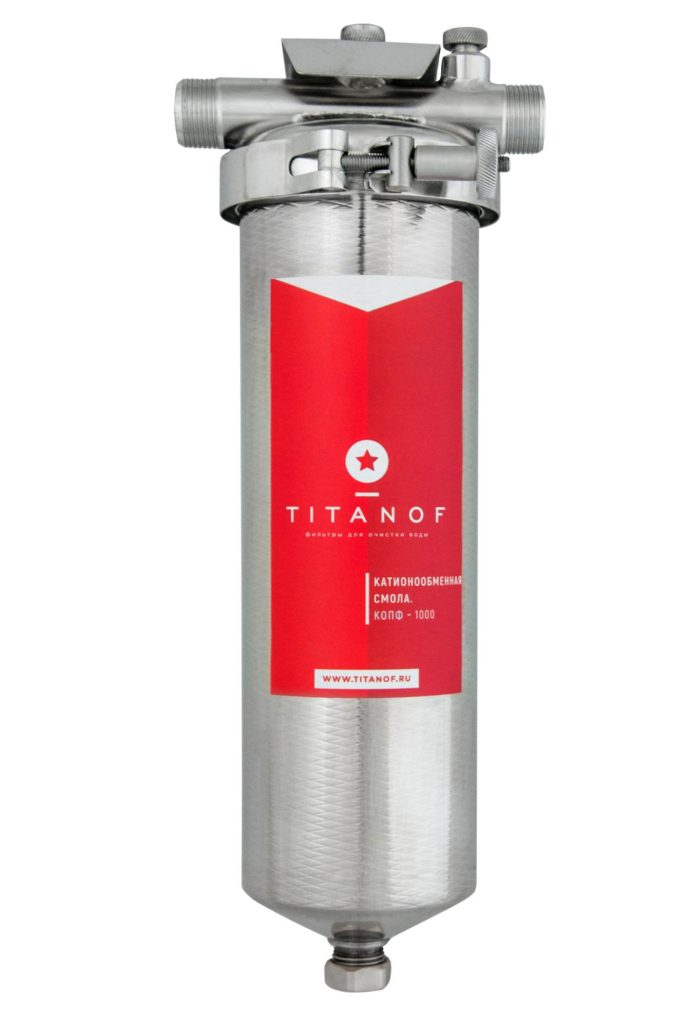 титановый фильтр от жесткости воды